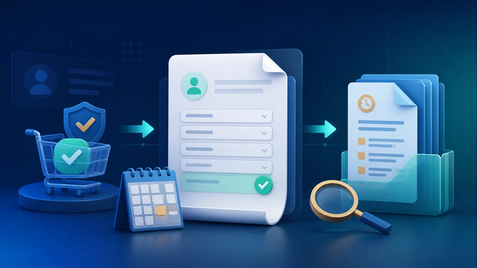 ChatGPT Plus 和 Pro 账单资料更新与历史发票复核流程的原创示意图