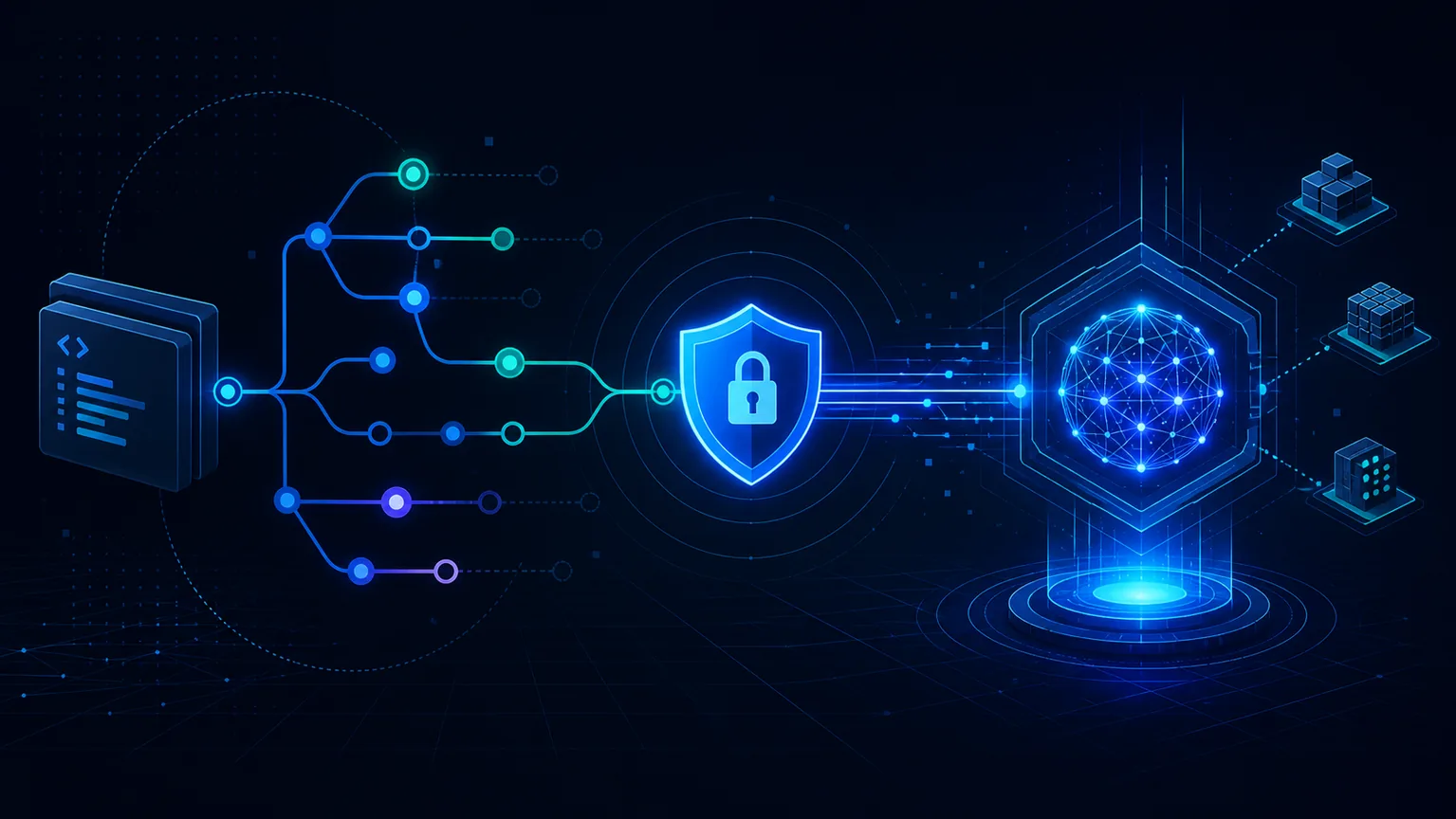 Codex 连接 GitHub 仓库时的授权、分支与云端环境排查示意图